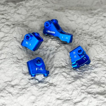 Aluminum Link Mounts Suspension Links Axle Mount Set for 1/10 RC Crawler Car TRX4 Upgrade Parts-Replaces Part 8227-Navy Blue - color: Navy Blue