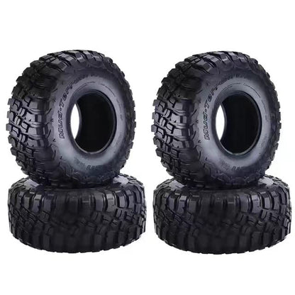 4PCS 120MM 2.2" Rubber Rocks Tyres/Wheel Tires for 1:10 RC Rock Crawler Axial SCX10 90047 D90 D110 TF2 Traxxas TRX-4