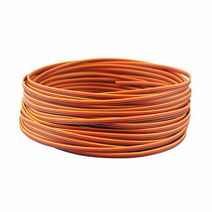 50 feet 22AWG Servo Extension Cable Wire Extended Wiring 60 Cores Cord Lead for RC Helicopter Drone Cars DIY Accessories
