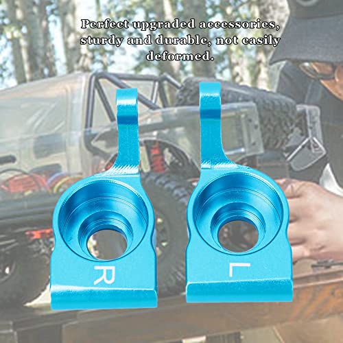 1:14 CNC Machined Precision Metal Rear Axle Door for RC Remote Control Car Blue (Blue BE6040B) - color: Blue Be6040b