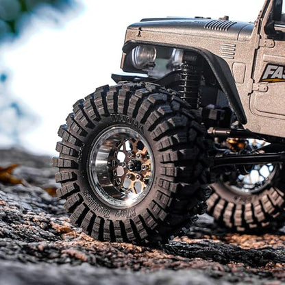 INJORA 1.3" ModuWheel -4.05mm Offset Brass&Aluminum Wheels for 1/18 1/24 RC