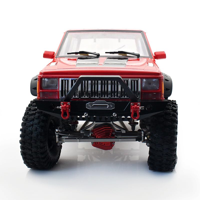 RC Car Hard Body Shell Kit,313mm Wheelbase Cherokee Body Car Shell for 1/10 RC Crawler Axial SCX10 & SCX10 II 90046 90047 TRX4 Kit (Yellow) - color: Yellow