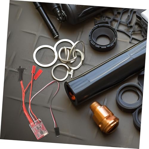 Cabilock Waterproof Dual Way Brushed ESC with Brake 30A Speed Controller for RC Boats and Cars Adjustable Button Switch High Performance Brushed ESC