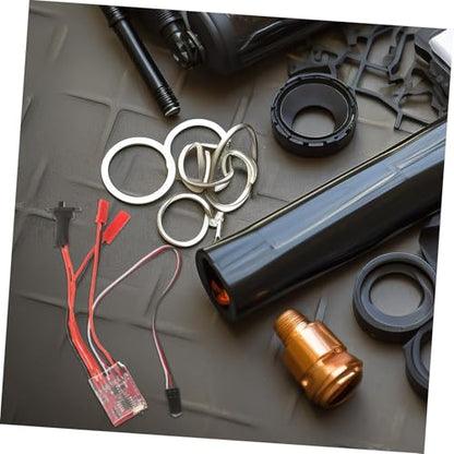 Cabilock Waterproof Dual Way Brushed ESC with Brake 30A Speed Controller for RC Boats and Cars Adjustable Button Switch High Performance Brushed ESC
