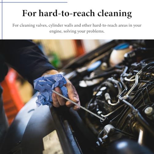 3PCS Carbon Dirt Cleaning Brush, Carburetor Cleaner Density Nylon Tube Brush for Drill, Car Engine Carbon Dirt Jet Remove Cleaning Brushes for ATV Motorcycle Moped Welder