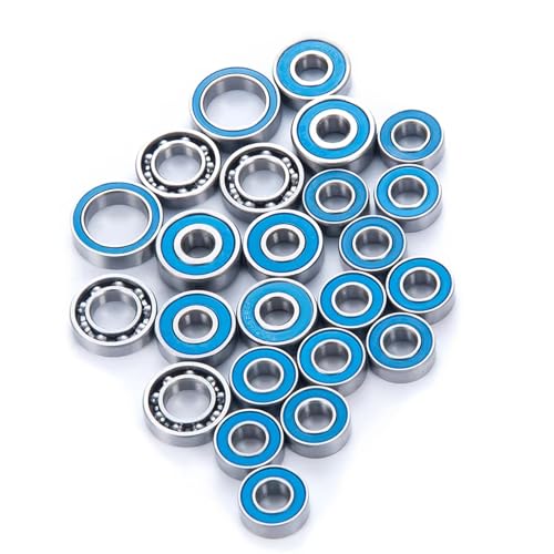 Compatible with Axial for Capra F9 1/10 RC Crawler Car Truck Parts Accessories 24Pcs Wheel Hub Axles Sealed Bearing Kit RC Car Upgrade Parts