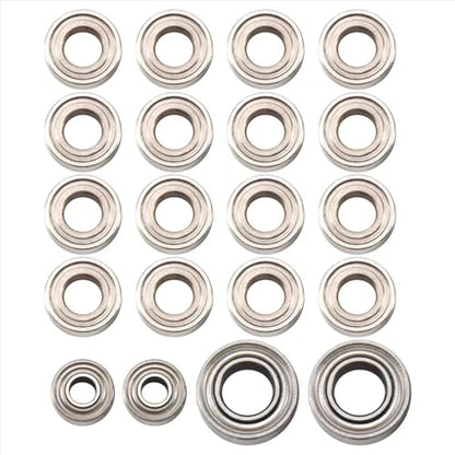 Rc Bearings for Axial for SCX24 90081 AXI00001 AXI00002 1/24 20Pcs Steel Ball Bearing Set RC Crawler Car Spare Parts Model Accessories