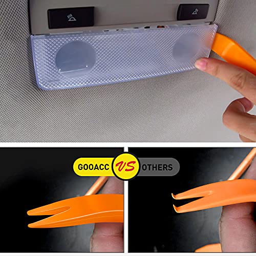GOOACC 680Pcs Car Push Retainer Clips & Auto Fasteners Assortment -22 Most Popular Sizes Nylon Bumper Fender Rivets with 10 Cable Ties for Toyota GM Ford Honda Chevy
