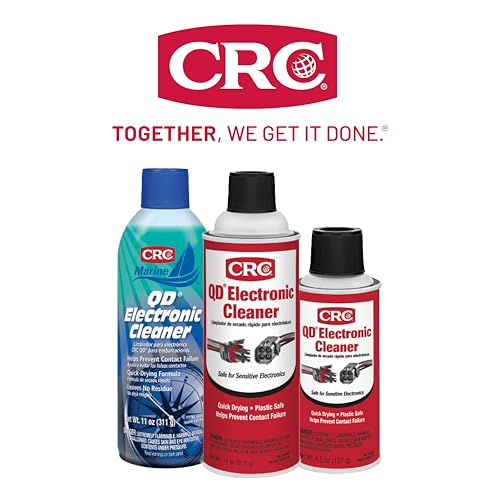 CRC 05103 QD Electronic Cleaner -11 Wt Oz | Electronic Contact Cleaner, Circuit Board Cleaning, Sensitive Electronics, Fast Drying, No Residue.