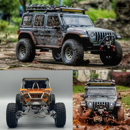 RC Light Bar 30 LED 5.3 Inch Aluminum RC Lights RC Crawler Accessories for Axial SCX10 Traxxas TRX4 TRX6 Arrma Senton Redcat GEN7 1/8 1/10 Scale Rock Crawler Truck RC Car Roof Light Kit