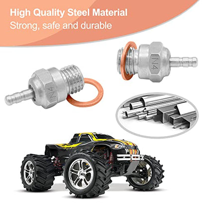OGRC 4pcs Hot Glow Plug N4 Spark Nitro Engine Parts Replace OS for Traxxas Kyosho HSP HPI Redcat 1/8 1/10 RC Car Truck