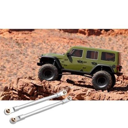 RC Tie Link Rods Compatible with AXIAL for RBX10 for Ryft 1/10 RC Crawler Upgrade Parts Accessories 6 Pcs Metal Link Rod Linkage Pull Rod Set(White) - color: White