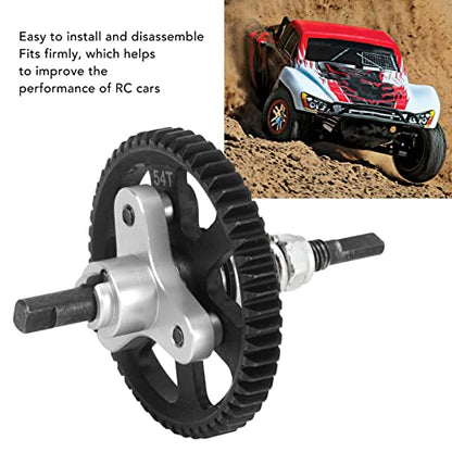 Aluminum Steel Differential Slipper Clutch, Slipper Clutch Assembly, 54T Aluminum Steel Differential Gear Slippers Clutches, for Traxxas Slash, Rustie 4x4 1/10 RC Car (Silver) - color: Silver