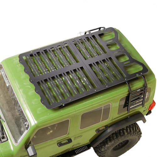 KYX Racing CNC Machined Aluminum Roof Rack Upgrades Parts Accessories for 1/6 RC Crawler Car Axial SCX6