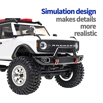 Aluminum Front&Rear Bumper for AXIAL SCX24 Ford Bronco AXI00006 1/24 RC Crawler Car