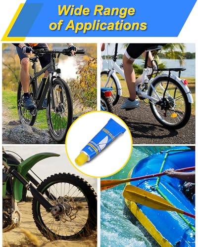 Bike Tire Repair Kit, Bicycle Inner Tube Patch Kit – Portable Case for Bicycle, Motorcycle & Inflatable Tubes - style: Refills
