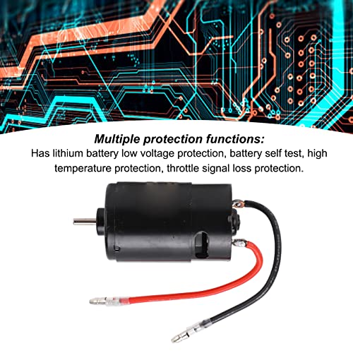 Changor Brushed RC Motor 550 29T High with 60A ESC Combo Set for SCX10 1/10 Offroad RC Car