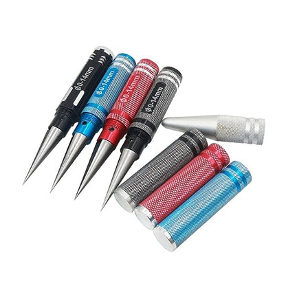 1pc Reamer Tool for Rc Aircraft Model Rosy Metal Steel Hole Opener for Car Shell Expansion and DIY Projects Lightweight Design Safety Features - color: Rosy