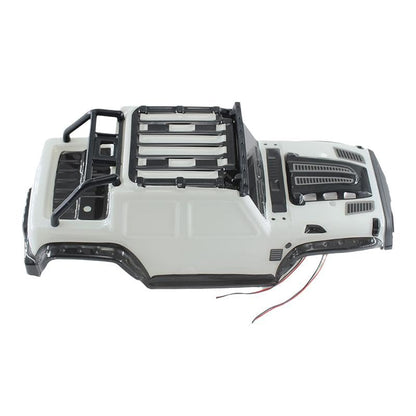1/16 RC Car Shell Body Cover DIY Modified White Sturdy Spare Parts Easy Installation for 16103 Toy Vehicle Accessories