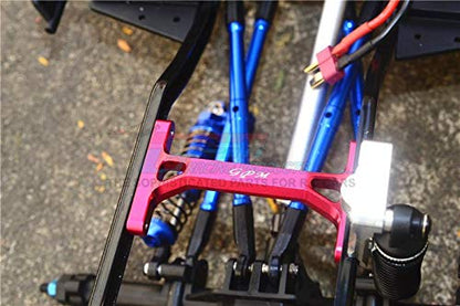 Element Enduro Sendero Trail Truck Upgrade Parts Aluminum Rear Chassis Brace - 1Pc Set Blue