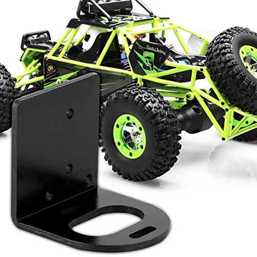 RC Motor Mount, Durable Metal Construction for 540 3660 3650 Motors Heavy Duty Base for RC Cars Trucks Buggies Hobbyists DIY Projects (Black)
