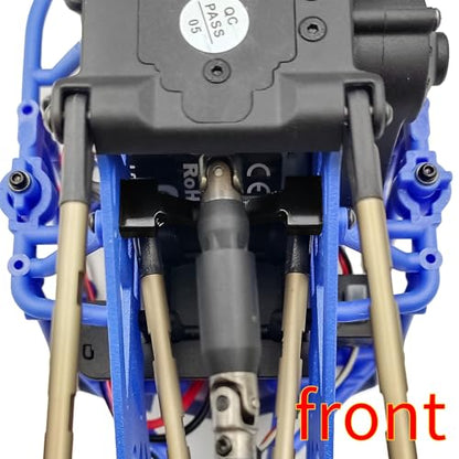 Aluminum Side Panel Crossbar Chassis Cross Brace Hoop Cross Bar for Losi 1/18 Mini LMT 4X4 Brushed Monster Truck Upgrades