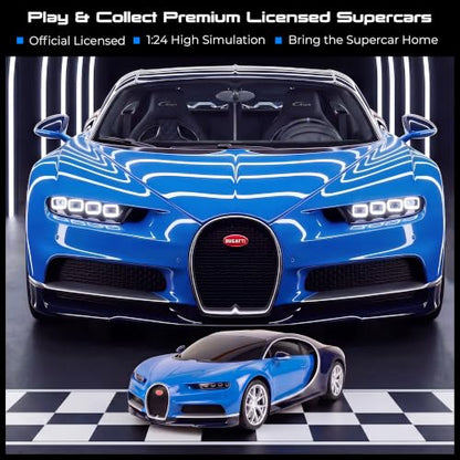 BEZGAR 1:24 Official Licensed Bugatti Chiron Remote Control Car | Official Bugatti Toy Car replica,2.4G stable signal,rubber racing tires,ideal toy for boys ages 4-7, 8-12 and adults - color: Bugatti-1:24 Bugatti Chiron