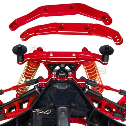 Alloy Body Mount Upgrades Part for 1/10 Slash 4x4/Slash 4x4 VXL,Body Mount Hops Up,Red - color: Red - Upgrades