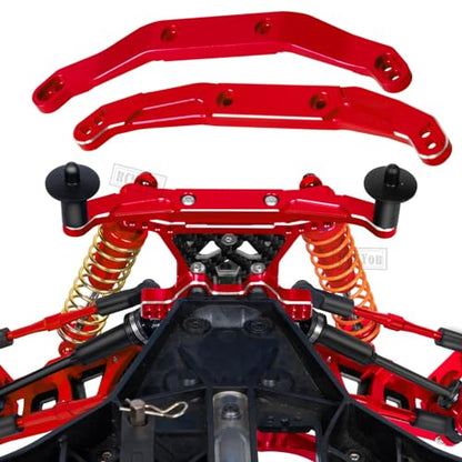 Alloy Body Mount Upgrades Part for 1/10 Slash 4x4/Slash 4x4 VXL,Body Mount Hops Up,Red - color: Red - Upgrades
