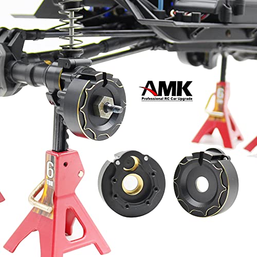 RC Brass Portal Housing Counterweight Set Brass Counter Weight for 1/10 RC Crawler Car TRX-4 TRX-6 Upgrade Parts (2pcs F) - color: F