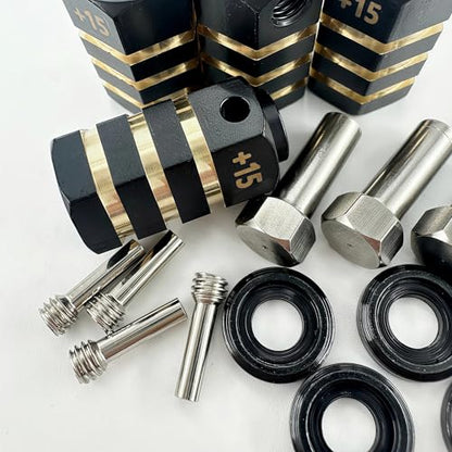 12mm Wheel Hex Hub Extension Adapters for TRX4 TRX6 RC Crawlers, CNC Machined Brass Wheel Spacers (20mm) - style: 20mm