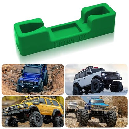 RC Car Stand RC Stand Simulation and Static Display RC Work Stand for 1/18 1/24 TRX4M SCX24 FCX18 FCX24 Remote Control Car (Green & Red) - color: Green & Red