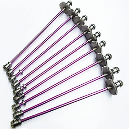 harayaa Central Drive Shaft Metal Upgrades Parts Differential Mechanism Central Axis Transmission Shaft Assembly Easy Installation for RC Car Replacement, 1:12 Shaft - color: 1:12 Shaft