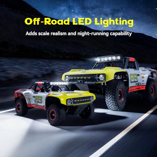 FCXㅤ FMS 1/18 Ford Bronco U4 S Brushless RC Truck, Hobby RC Crawler with Remote Controlled Lighting, Cooling System 4WD Drivetrain RC Crawler for Adults, Brushless (RS 2025) - color: Rs 2025