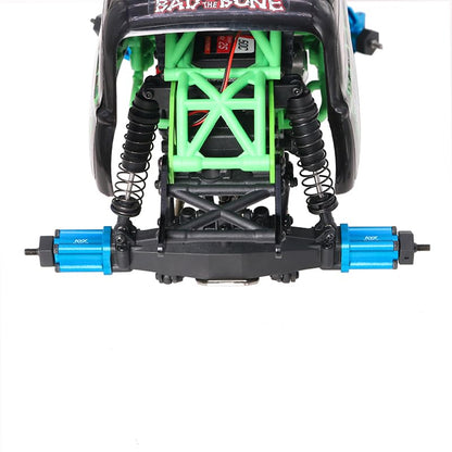 KYX Racing Aluminum Rear Axle Mount Set 0 Deg Black Upgrades Parts Accessories for 1/18 RC Car LOSI Mini LMT 4X4 Monster Truck