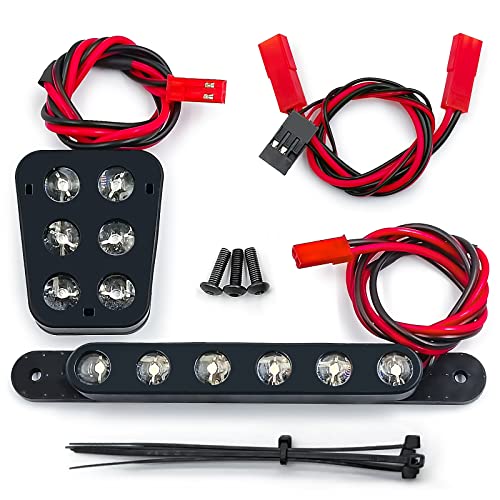 RC LED/COB Light Kit Front & Rear Lights, RC LED Light Kit | Headlight, Taillights, For 1/6 XRT 8S, RC Car Buggy - style: RC LED Light Kit