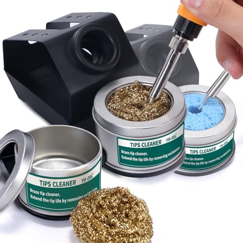 YIHUA 939D+ I Soldering Station, Upgraded, 75 Watt Equivalent with 3 Memories, °C/°F LCD display, Sleep Function, Automatic Shutdown & Brushed Aluminum Panel(Iron-burn Resistant) - style: Advance Style - Extra Tweezers & Tip