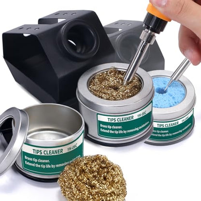 YIHUA 939D+ I Soldering Station, Upgraded, 75 Watt Equivalent with 3 Memories, °C/°F LCD display, Sleep Function, Automatic Shutdown & Brushed Aluminum Panel(Iron-burn Resistant) - style: Advance Style - Extra Tweezers & Tip