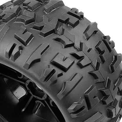 Aimrock 17mm Hex Wheels and Tires RC Truck Tire and Rims w/Foam Inserts for 1/8 Kraton 1/10 Maxx E-Revo, 4PCS