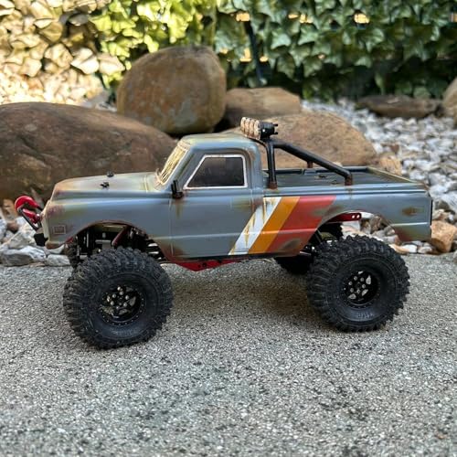 furitek FX118 Fury Wagon Ultimate Upgrade Kit Scale 1/18 RC Crawler RTR - Remote Control Car, RC Crawlers with High-End Upgrades Ready to Install for Adults (Gray (TT-0022-2))