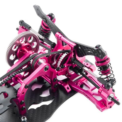 1/10 Alloy & Carbon AWD 4WD Drift Racing Car Frame Body Kit | For Sakura D4, RC Road Drift Car, Upgrade Parts