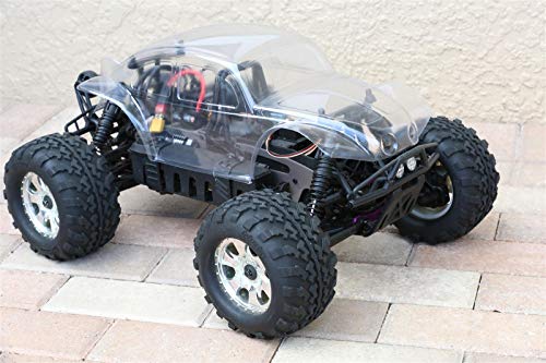 SummitLink Custom Body Compatible for 1/10 1/8 Scale RC Car or Truck (Truck not Included) (Unpainted with Stickers) - style: Unpainted with Stickers