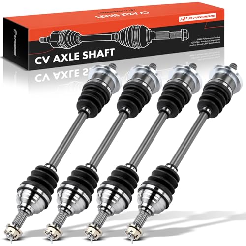 A-Premium Front and Rear CV Axle Shaft Assembly for Arctic Cat Models | Compatible with 400 500 2003-2004, Driver and Passenger Side, Set of 4, Replace# 0402-907, 0502-544 - style: 4Pcs Front and Rear