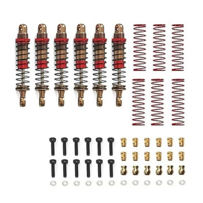 Rc Special Shock Absorber for FMS for Rochobby 6X6 1/18 1 Set Metal Oil Shock Absorber Damper RC Parts Replace Crawler Car Upgrades Accessories Replacement Use