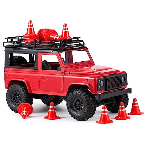 20Pcs Simulated Traffic Cones, Mini Decoration Toys Traffic Road Cones for RC Crawler 1:16 1:18 1:24 RC Car SCX24 FCX24 TRX4M