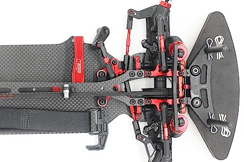 GTBRacing SPEC-R R1 1:10 Scale RC 1/10 Electric Touring Car 4WD Carbon Fiber Main Chassis Body Frame Component Kit (DIY)