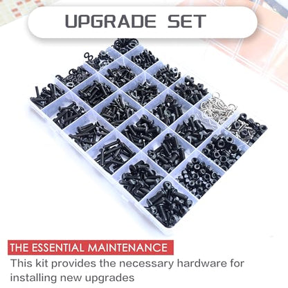 1020pcs Universal RC Screw Kit Screws Assortment Set for Traxxas Redcat | For HPI Arrma SCX10 Losi 1/8 1/10 1/12 1/16 Scale RC Cars,High Tensile,Rust Resistance,Compartment Storage Case