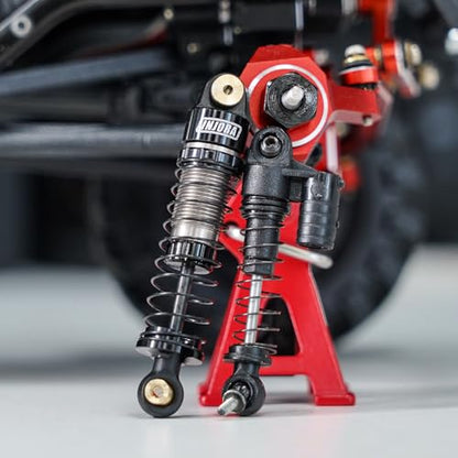 INJORA 40mm Big Bore Aluminum Oil Shock for SCX24, Black