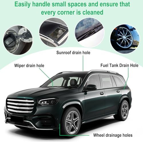 Auto Sunroof Drain Cleaning Tool, 78 Inch Flexible Tube Cleaning Brush | Drain Brush Extra Long Pipe Cleaners for Cars, Car Accessories, Car Sunroof Drain Hole Cleaner for Drains, Sewers, Windshield - size: 78 Inch