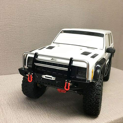 LCX Racing 1/10th RC Crawler Car Metal Bull Push Bar Front Bumper for TRX4 TRX-4 Axial SCX10 II 90046 Redcat Gen8 Scout II, Upgrades Parts Accessories